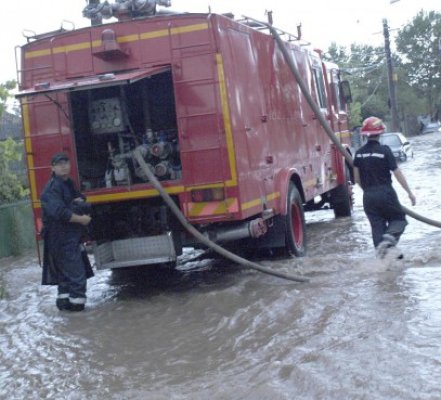 Ploaie torenţială: Medgidia, sub ape